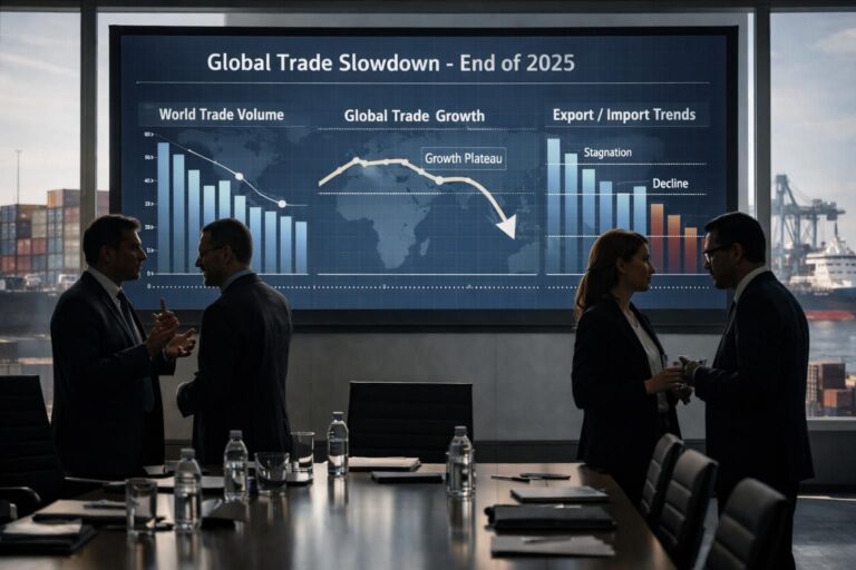 découvrez l'analyse de l'organisation mondiale du commerce sur le ralentissement des échanges internationaux à la fin de l'année 2025 et ses implications mondiales.