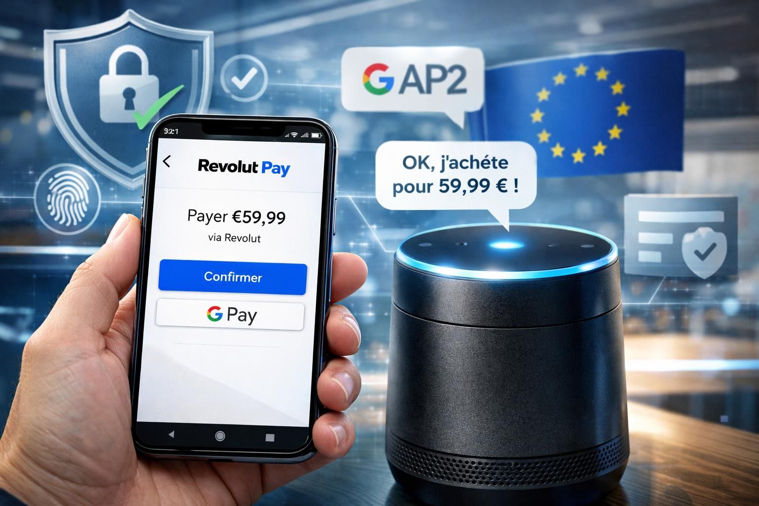 découvrez comment revolut pay intègre le protocole google ap2 pour optimiser le commerce agentique en europe, offrant sécurité et rapidité aux transactions.