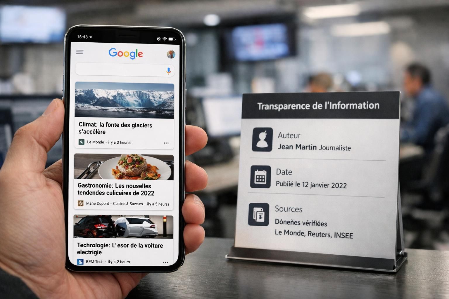 google modifie l'algorithme de discover afin de réduire la visibilité des contenus synthétiques non sourcés, garantissant ainsi une information plus fiable et de qualité pour les utilisateurs.