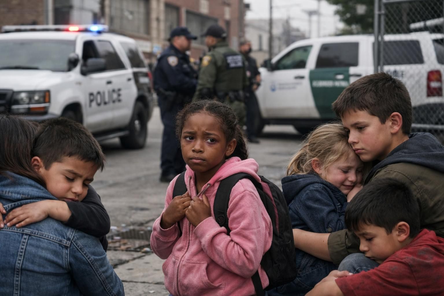 analyse de l'impact psychologique de l'intensification des contrôles migratoires sur les enfants dans certaines villes américaines, mettant en lumière les effets sur leur bien-être et leur développement.