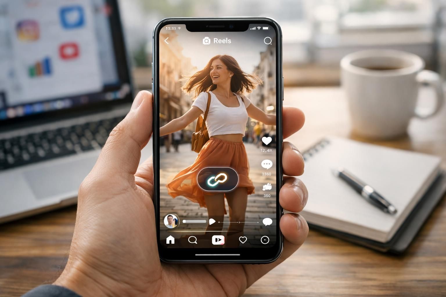 instagram permet désormais aux utilisateurs et aux marques d'ajouter des liens cliquables dans les reels, facilitant ainsi le partage direct de contenu et d'offres.