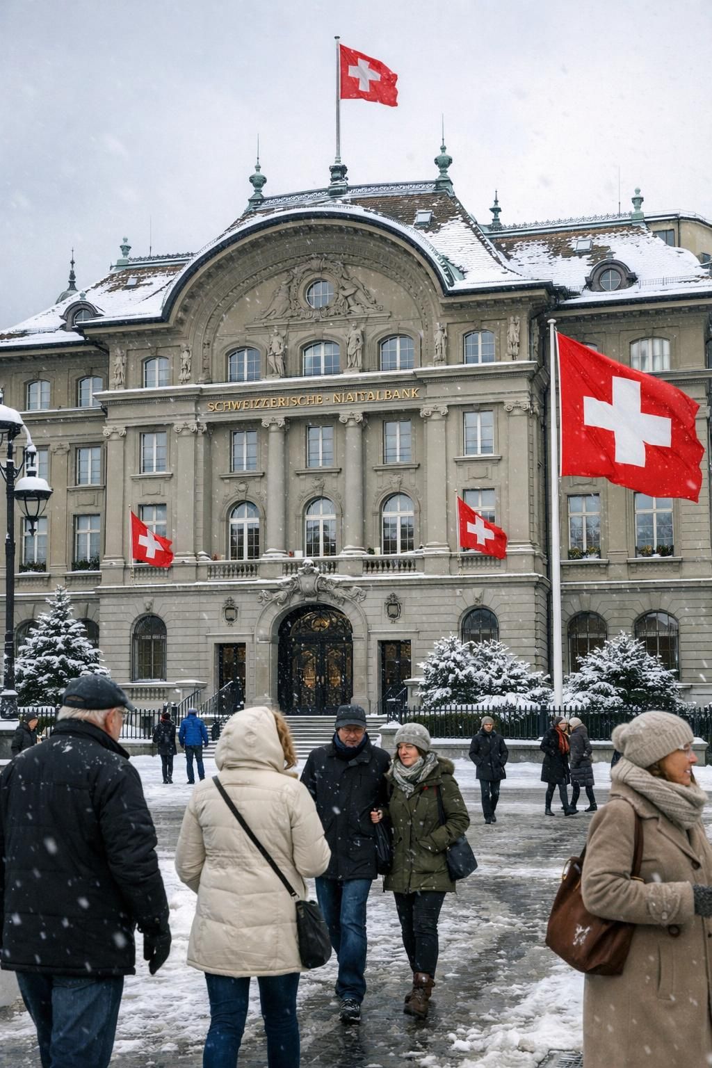 la banque nationale suisse annonce le maintien de sa politique monétaire accommodante pour soutenir la croissance économique et la stabilité financière.
