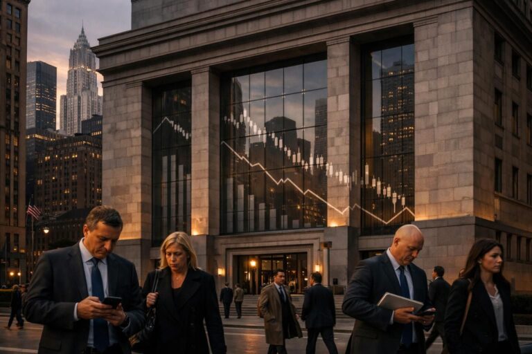 la réserve fédérale de new york alerte sur un ralentissement du crédit accordé aux entreprises américaines, impactant potentiellement la croissance économique.