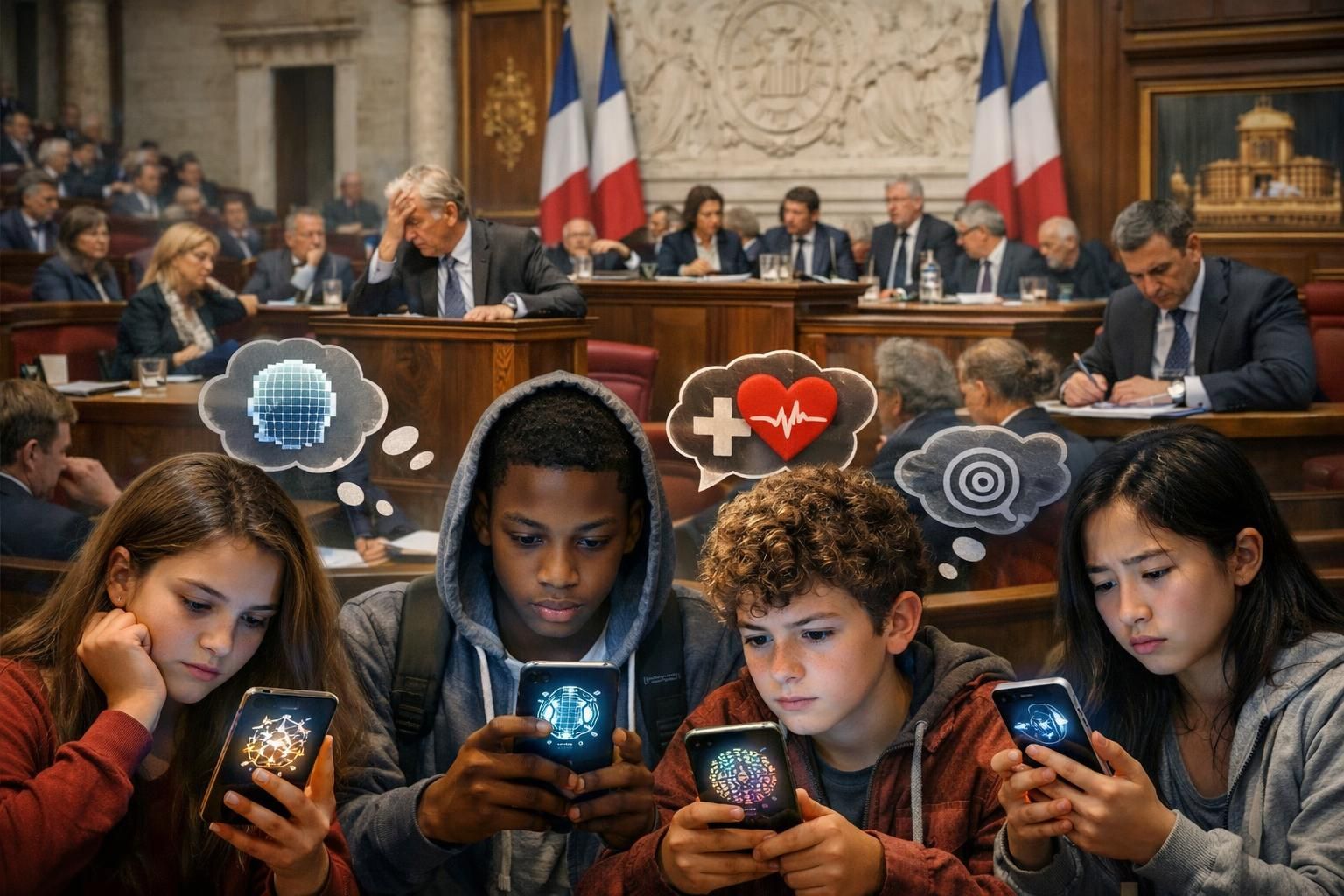 découvrez comment l'intelligence artificielle influence la santé mentale des adolescents et pourquoi ce sujet devient une priorité dans le débat politique en france.