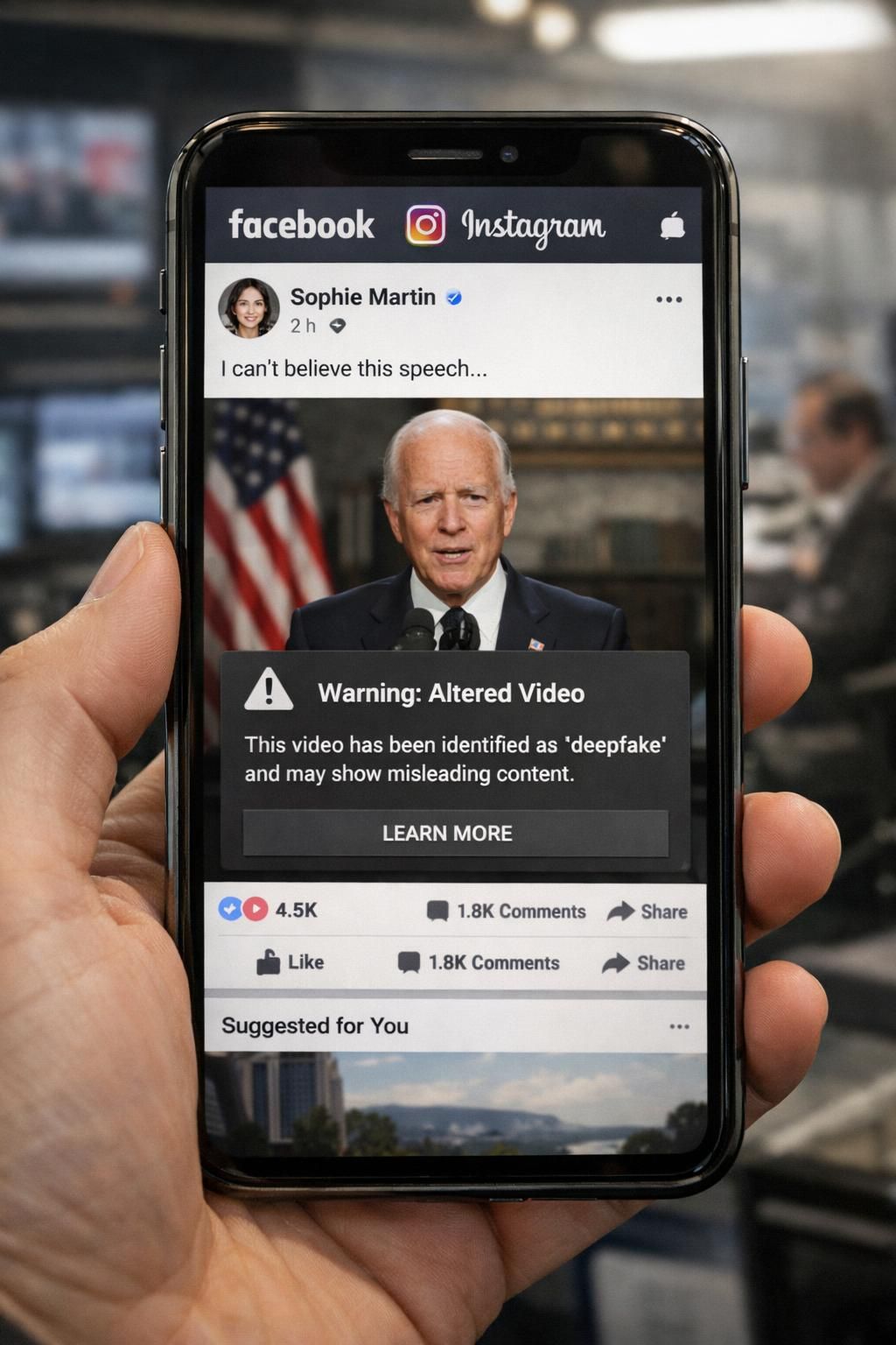 meta lance une technologie de détection automatique des deepfakes politiques sur facebook et instagram pour renforcer la sécurité des informations avant les élections américaines.