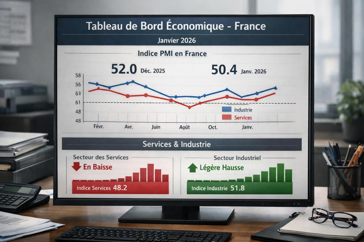 découvrez pourquoi le pmi flash de janvier 2026 indique une contraction inattendue de l’activité économique en france, analysant les impacts et perspectives pour l’économie française.