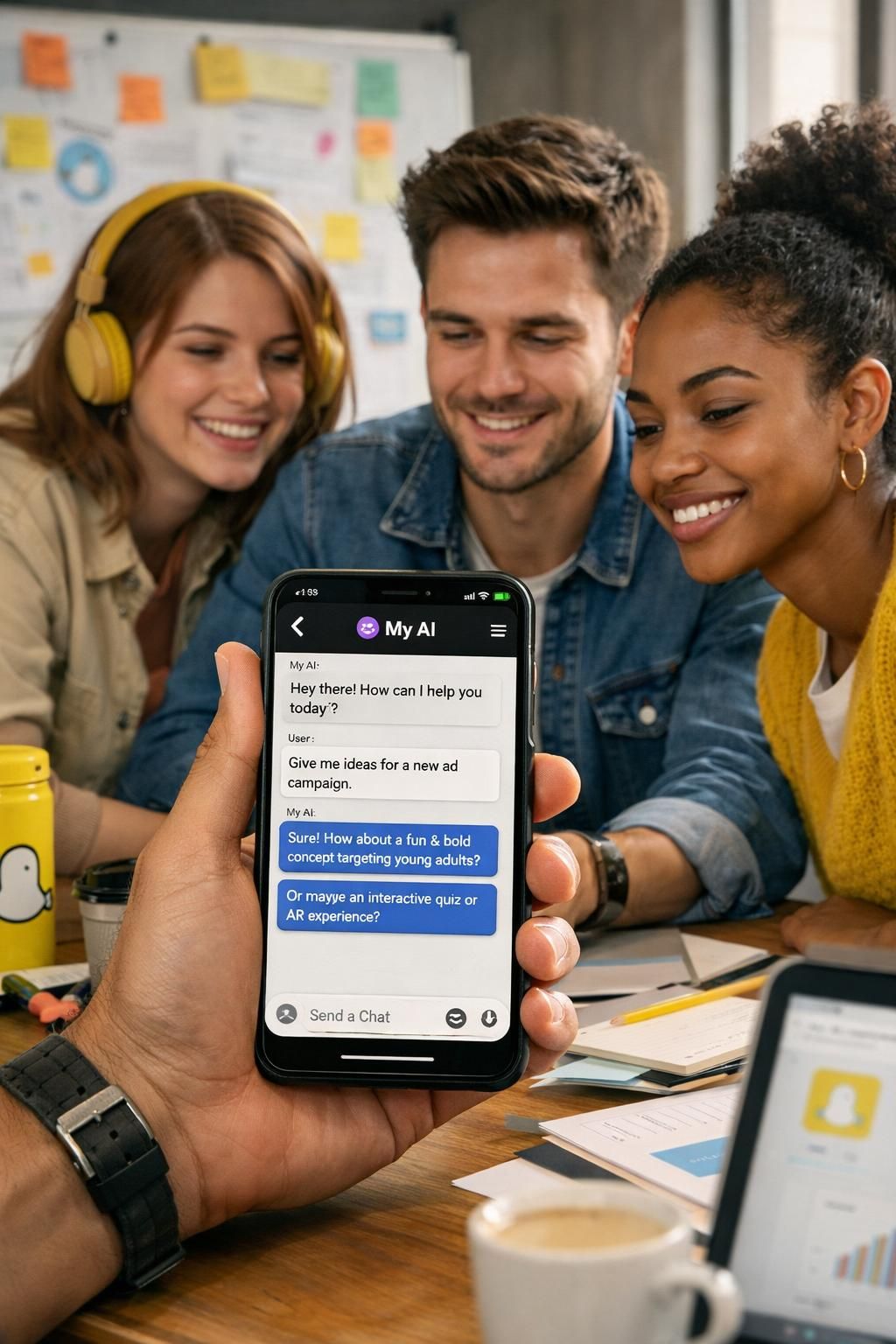découvrez l'extension de l'assistant ia my ai de snapchat désormais disponible pour les comptes professionnels, offrant de nouvelles fonctionnalités pour optimiser la communication et l'engagement.