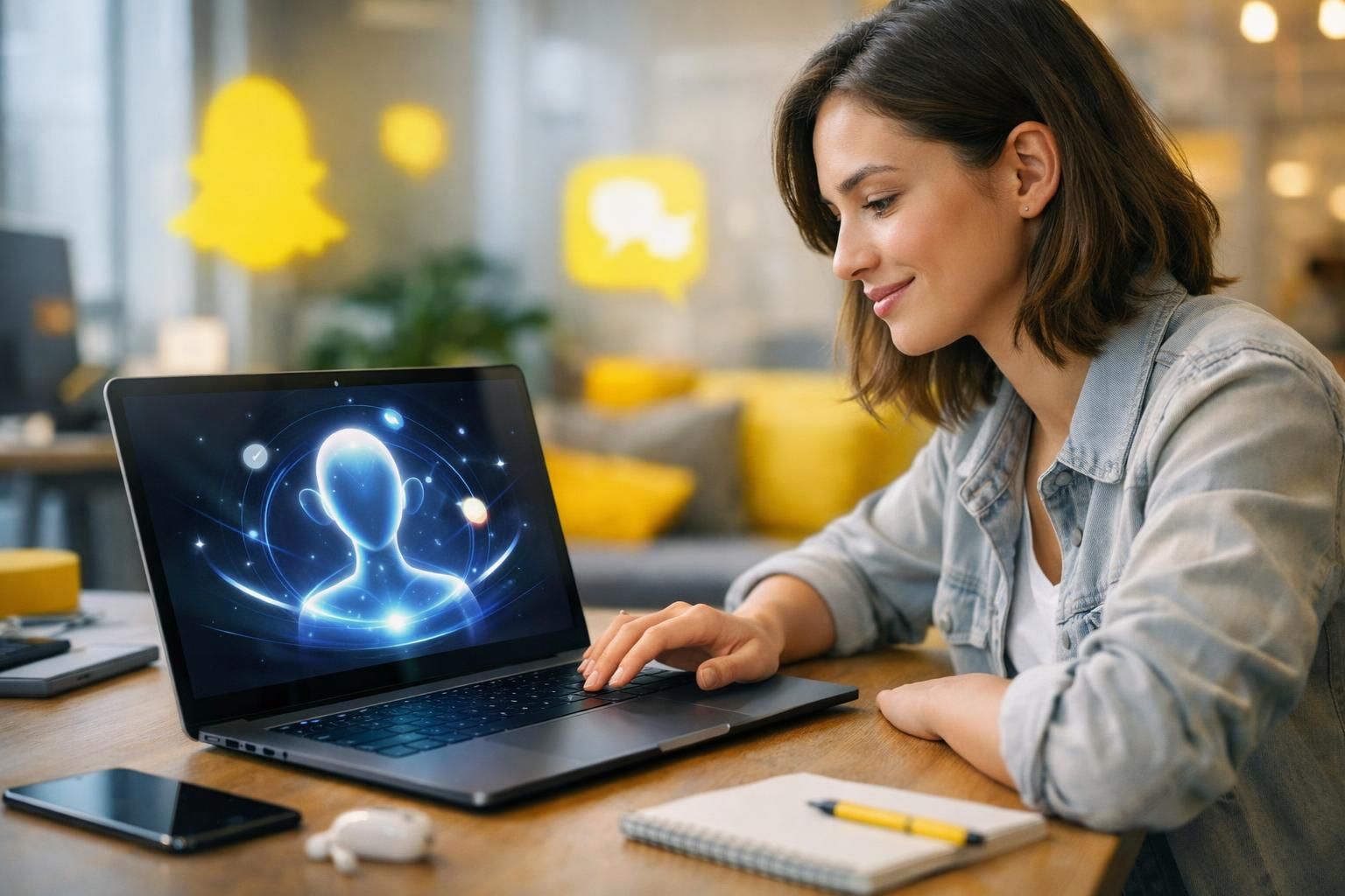 découvrez comment snapchat étend son assistant ia my ai aux comptes professionnels pour améliorer l'engagement et la gestion des interactions.