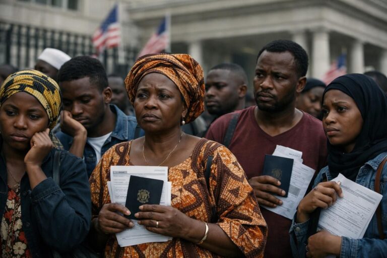 la suspension des traitements des visas américains pour plusieurs pays africains suscite une vive inquiétude au sein des communautés, impactant les déplacements et les échanges.