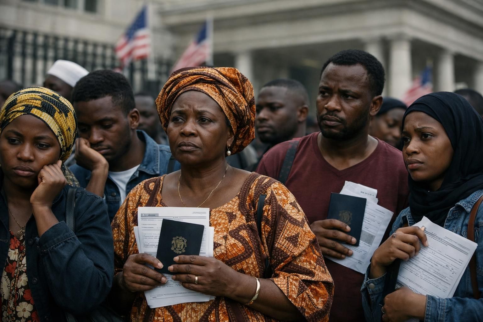 la suspension des traitements des visas américains pour plusieurs pays africains suscite une vive inquiétude au sein des communautés, impactant les déplacements et les échanges.