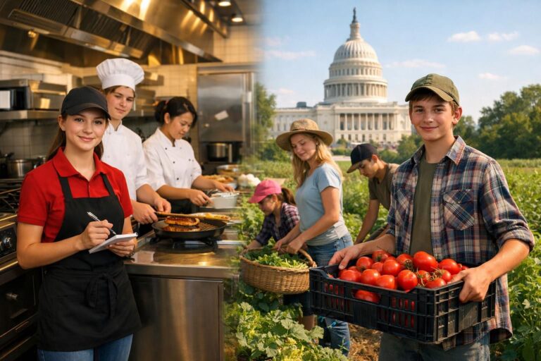 découvrez comment plusieurs états américains renforcent leurs lois concernant le travail des mineurs dans les secteurs de la restauration et de l’agriculture pour mieux protéger les jeunes travailleurs.