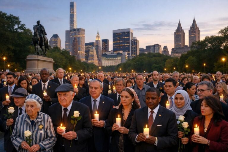 la commémoration mondiale contre l’antisémitisme réunit à new york survivants, institutions et acteurs engagés pour lutter contre la haine et promouvoir la mémoire et la tolérance.