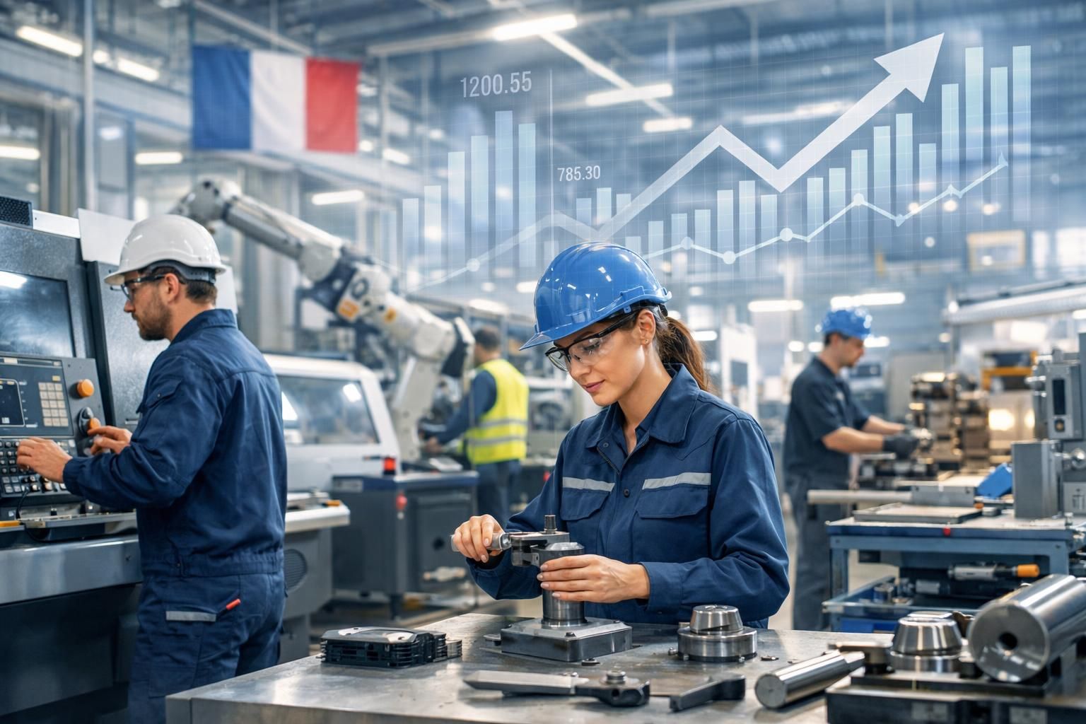 l'insee révèle une amélioration du climat des affaires dans l'industrie française, témoignant d'une croissance économique positive et d'un regain de confiance des acteurs industriels.