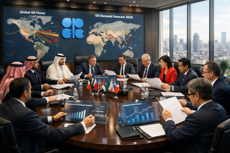 l’opep confirme ses prévisions de demande pétrolière mondiale pour 2026, soulignant les tendances et perspectives du marché énergétique global.