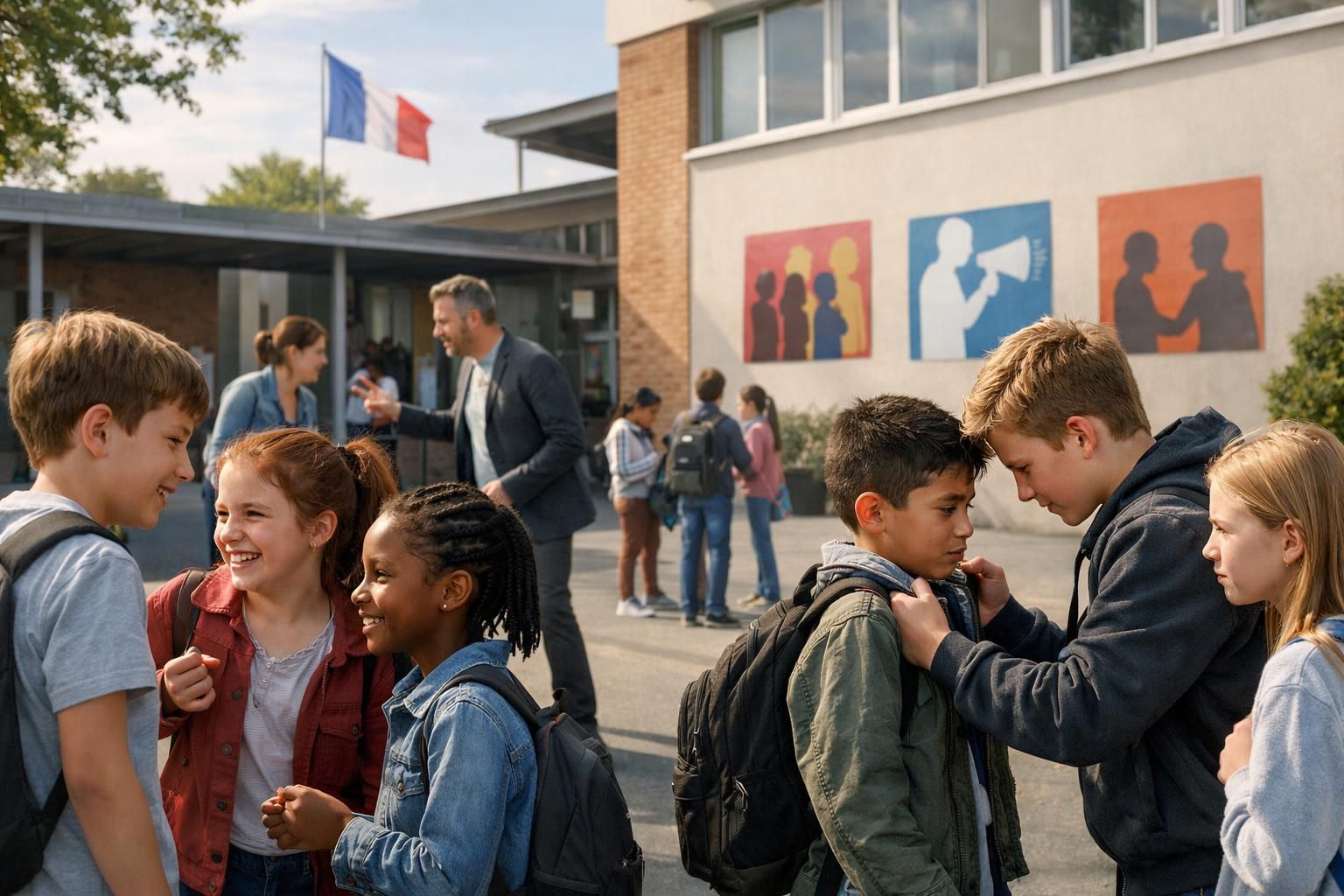 la france initie une campagne nationale en 2025 pour lutter contre le harcèlement scolaire, visant à sensibiliser et protéger les élèves face à l'augmentation des signalements.