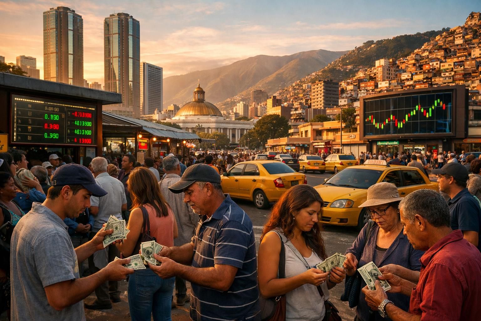 le venezuela sollicite un afflux de dollars afin de stabiliser son marché des changes et maîtriser l'inflation des prix locaux.