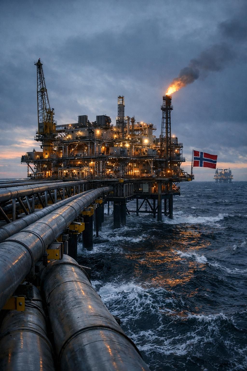 le ministère norvégien de l’énergie dévoile une augmentation significative de la production de gaz en mer du nord, renforçant la position énergétique de la norvège sur le marché européen.