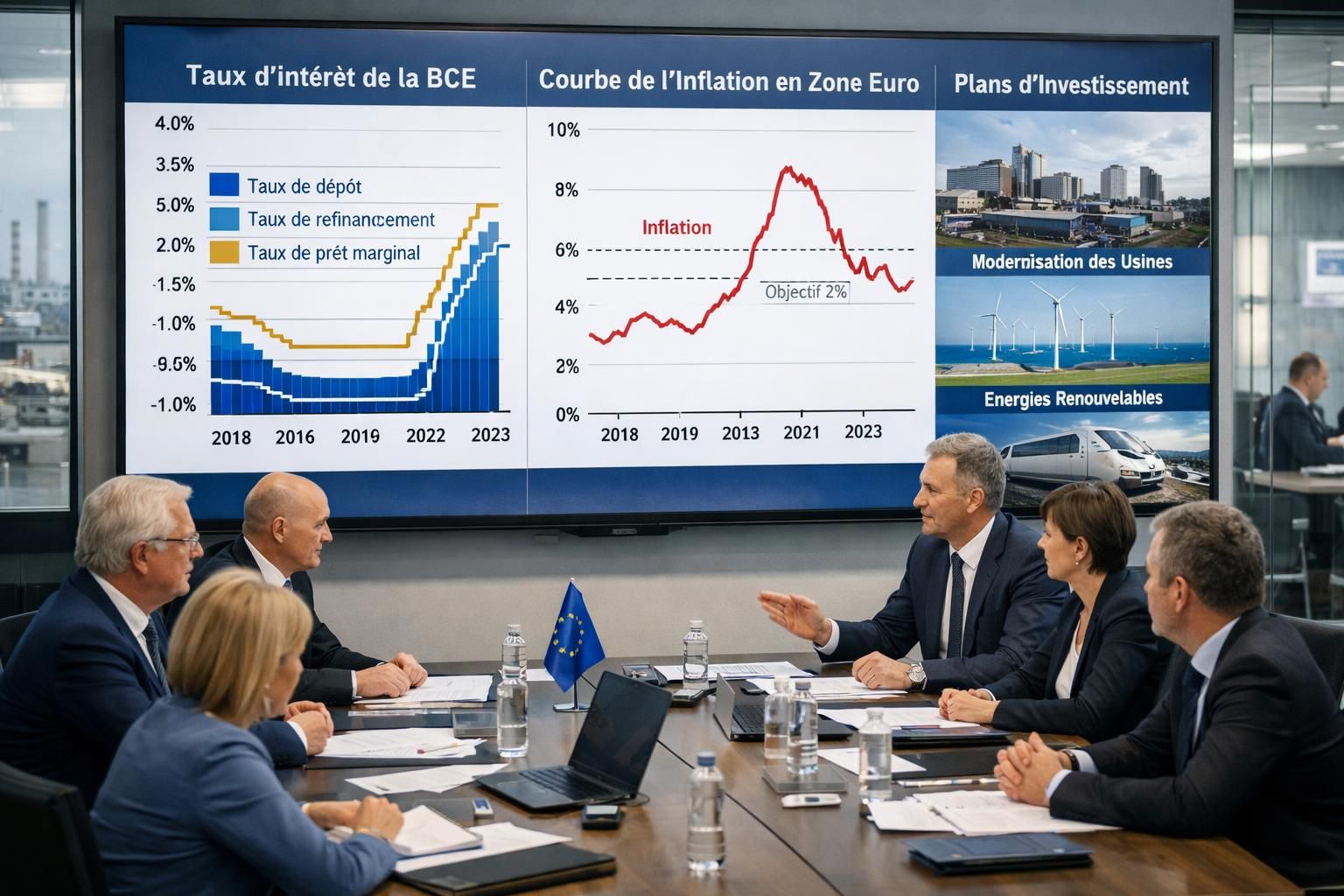 découvrez comment les groupes industriels européens révisent leurs prévisions économiques suite aux récents signaux de la banque centrale européenne.