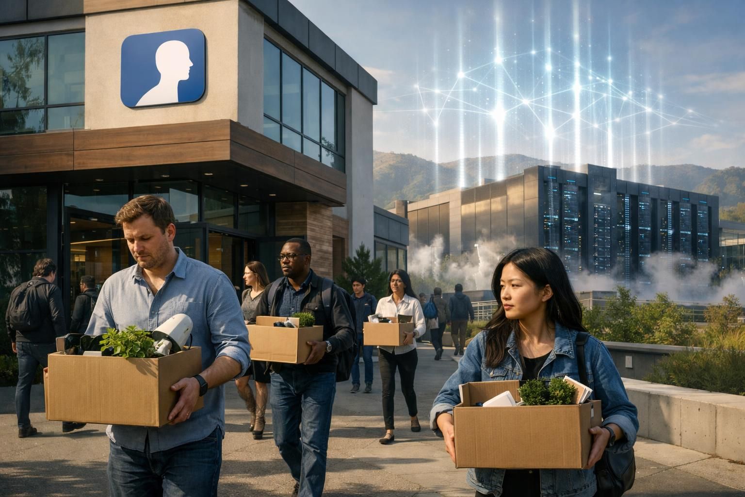 meta envisage des suppressions de postes massives afin de réduire ses coûts face à l'augmentation significative des dépenses liées à l'intelligence artificielle.