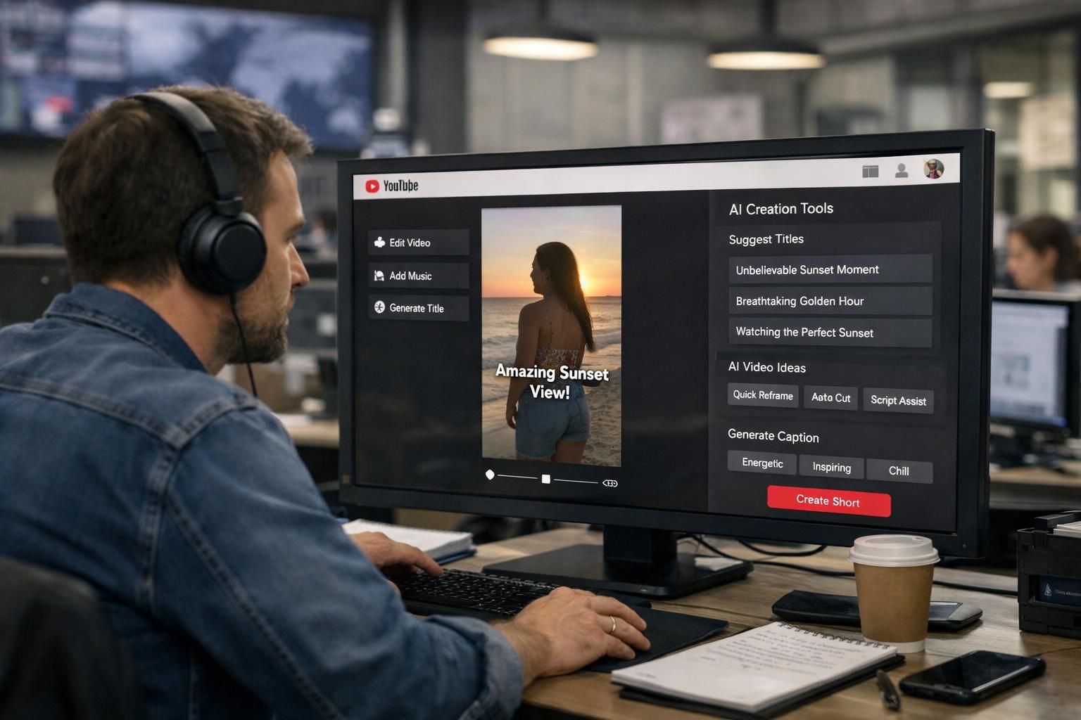 découvrez reimagine, le nouvel outil d’ia de youtube qui transforme une simple image tirée d’un short en une toute nouvelle vidéo captivante.