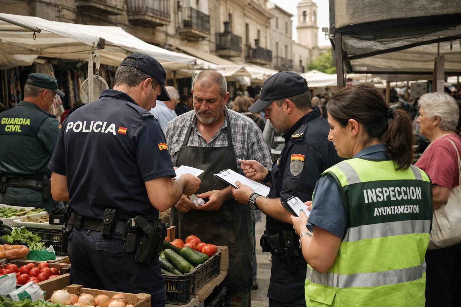 en espagne, les autorités intensifient les contrôles pour lutter contre la hausse du travail non déclaré et protéger les droits des travailleurs.