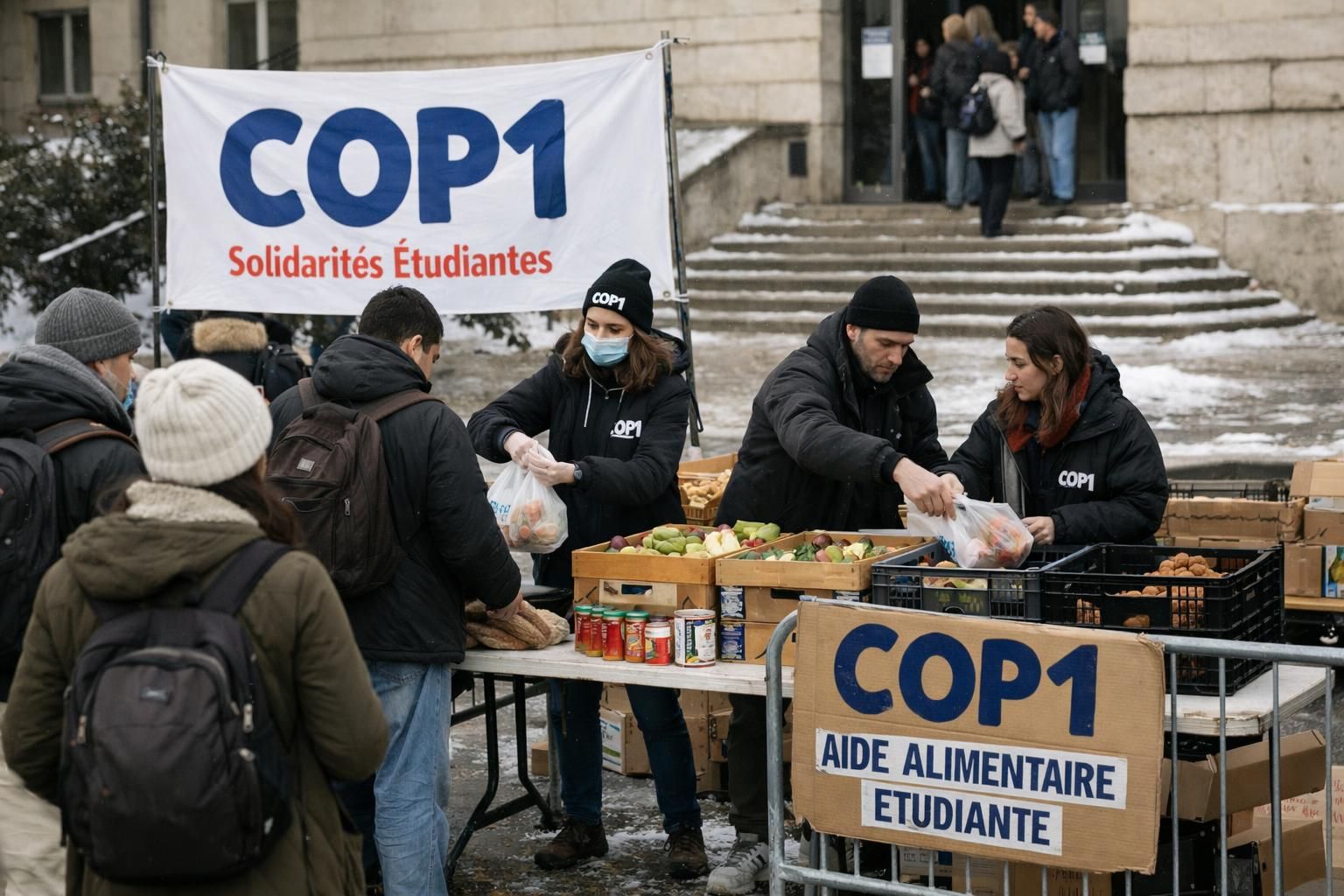 en france, les étudiants s'organisent pour lutter contre la précarité financière grandissante, réclamant des mesures pour améliorer leurs conditions de vie.