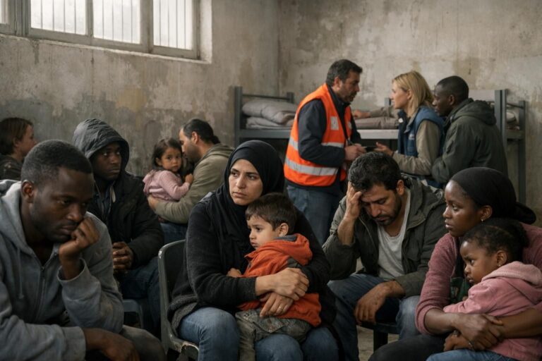 en italie, les ong alertent sur les conditions difficiles d’accueil des migrants dans certains centres, mettant en lumière les défis humanitaires actuels.