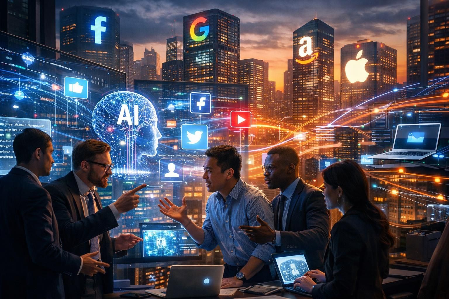 découvrez comment la rivalité entre les géants de la technologie se déchaîne autour des modèles d'intelligence artificielle intégrés dans les réseaux sociaux, transformant notre manière de communiquer et d'interagir en ligne.