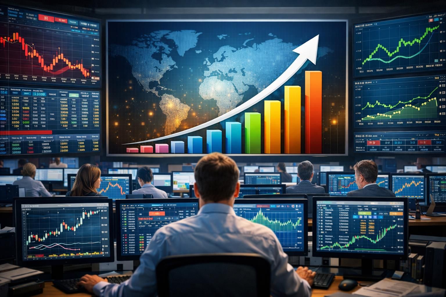 analyse des perspectives économiques mondiales en dépit des indicateurs de stabilisation, mettant en lumière les incertitudes persistantes pour les marchés internationaux.