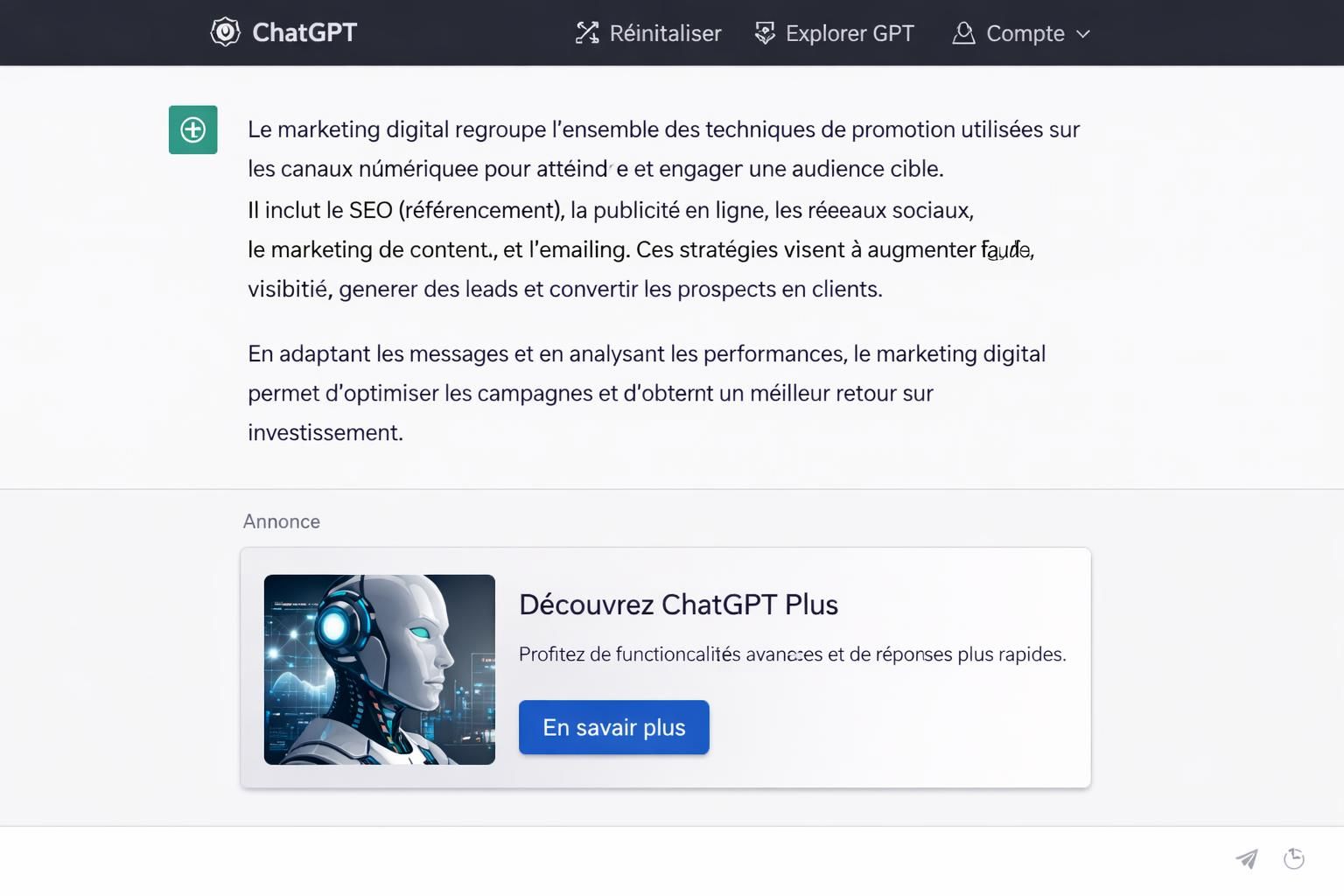 openai lance des formats publicitaires au coût par clic (cpc) dans chatgpt, selon plusieurs rapports sectoriels, offrant de nouvelles opportunités pour les annonceurs.