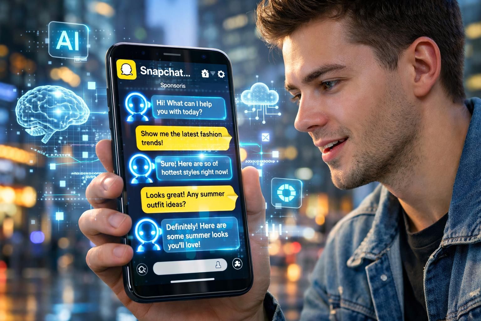 découvrez comment snapchat renforce l'innovation en boostant le développement des contenus sponsorisés conversationnels grâce à l'intelligence artificielle.